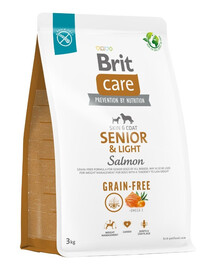 BRIT Care Grain-free Senior&Light Trockenfutter mit Lachs 3 kg