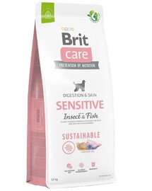 BRIT Care Sustainable Sensitive Insect & Fish für erwachsene Hunde mit Insekten und Fisch 12kg