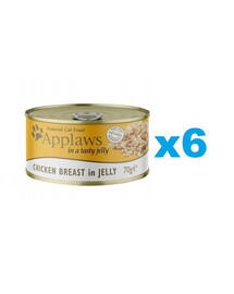 APPLAWS Cat Adult Huhn in Gelee 6x 70g