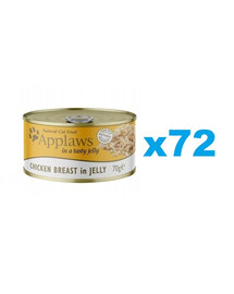 APPLAWS Cat Adult Huhn in Gelee 72x 70g