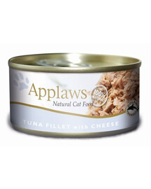 APPLAWS Cat Adult Tuna with Cheese in Broth 70 g Thunfisch mit Käse in Brühe