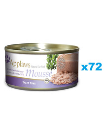 APPLAWS Cat Adult Mousse mit Thunfisch 72x 70 g