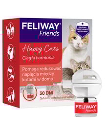 FELIWAY Friends Diffusor + Pheromonkartusche für Konflikte zwischen Katzen