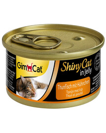 GIMCAT Shiny Cat Tuna&Chicken in Jelly 70 g