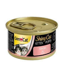 GIMCAT Shiny Cat Kitten Chicken 70 g
