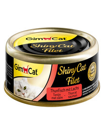 GIMCAT Shiny Cat Filet Tuna&Salmon 70g