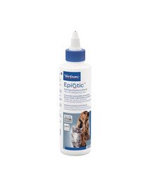 VIRBAC Epiotic Ear cleanser Ohrenpflege flüssig für Katzen und Hunde 125 ml