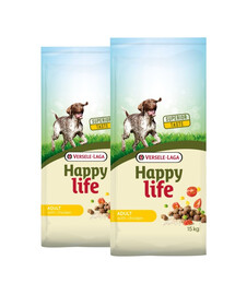 VERSELE-LAGA Happy Life Adult with Chicken 30 kg (2 x 15 kg)