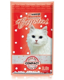 BENEK Super crystal compact 3.8 l Katzenstreu Star Dust