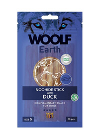 WOOLF Earth Noohide Stick with Duck 90g Stäbchen mit Ente