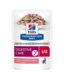 HILL'S Prescription Diet i/d Digestive Care mit Lachs 12x85g in Beuteln