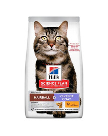HILL'S Science Plan Hairball & Perfect Coat Futter mit Huhn für adulte Katzen 7 kg