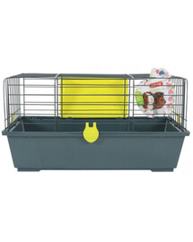 ZOLUX Classic Nagerkäfig grau-Seladongrün 80 cm