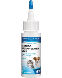 FRANCODEX Ohrenreiniger für Welpen und Kitten 60 ml