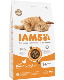 IAMS Cat Adult All Breeds Chicken 3 kg