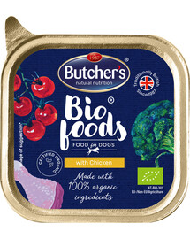 BUTCHER'S BIO foods Hühnerpastete für Hunde 150 g