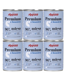 COMFY APPETIT PREMIUM mit Lachs 6x 400 g