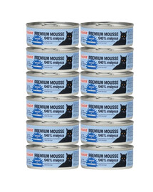 COMFY APPETIT PREMIUM Mousse mit Lachs für Katzen 12x85 g