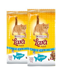 VERSELE-LAGA Lara Adult Katzenfutter mit Lachs 20 kg (2 x 10 kg)