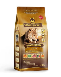 WOLFSBLUT Down Under Adult Hundetrockenfutter mit Rindfleisch und Gemüse 12,5 kg