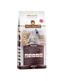 WOLFSBLUT VetLine Gastrointestinal Diätfuttermittel für Hunde mit Verdauungsproblemen 12 kg