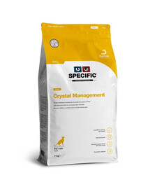 SPECIFIC Cat FCD-L Crystal Management: Anti-Struvit-Katzenfutter mit Übergewicht 7 kg