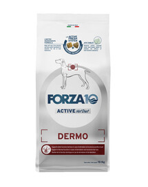 FORZA 10 Dermo Active Nutrazeutische Diät bei Hautproblemen und Allergien bei Hunden 10 kg