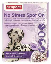 BEAPHAR No Stress Spot On für Hunde 0,7 ml x3