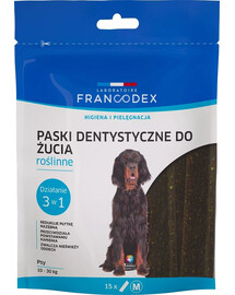 FRANCODEX Pflanzliche Kaustreifen M 352,5 g/15 St.