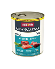 ANIMONDA GranCarno Adult Lachs und Spinat 800g