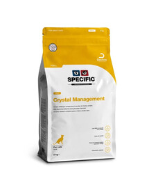 SPECIFIC Cat FCD-L Crystal Management: Anti-Struvit-Katzenfutter mit Übergewicht 2 kg