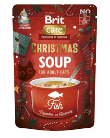 BRIT Care Cat Christmas soup fish 75 g Festliche Lachssuppe für Katzen