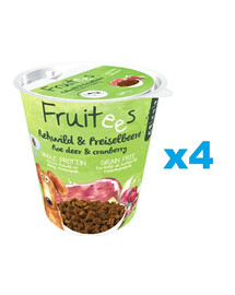 BOSCH Fruitees Snack Rehwild & Preiselbeere 4 x 200 g