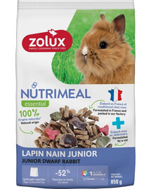 ZOLUX NUTRIMEAL 4 Zwergkaninchenfutter junior 850 g