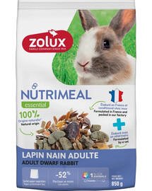 ZOLUX NUTRIMEAL 4 Zwergkaninchenfuttermischung Adult 850 g