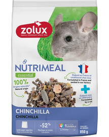 ZOLUX NUTRIMEAL 4 Futtermischung für Chinchillas 850 g