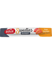 ZOLUX SWEETIES Creme-Katzenleckerli mit Thunfisch und Lachs 14 g