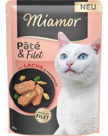 MIAMOR Pate and Filet with Salmon 85 g