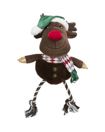 TRIXIE Rentier-Hundespielzeug mit Sound 49cm