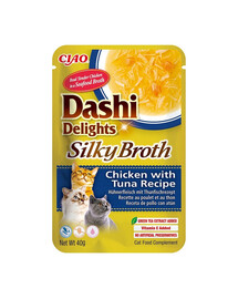 INABA Cat Dashi Delights Silky Broth Huhn und Thunfisch 40g