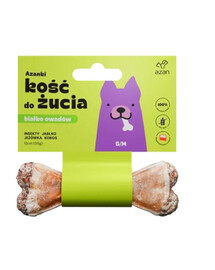 AZANKI Kość z insektami i kokosem dla psa S/M 12cm