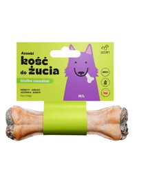 AZANKI Kość z insektami i kokosem dla psa M/L 17cm