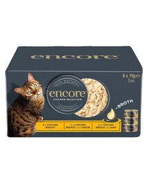 ENCORE Cat Multipak Huhn in Brühe für Katzen 32x70g