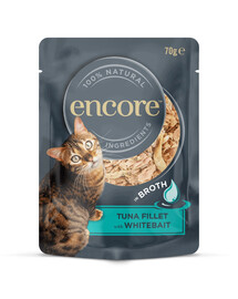 ENCORE Cat Weißer Thunfisch in Brühe für Katzen 16x70g