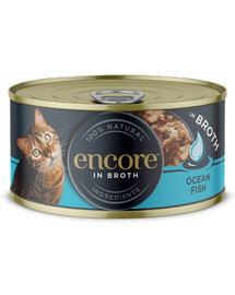 ENCORE Cat Meeresfisch in Brühe für Katzen 16x70g