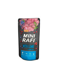 RAFI Mini Nassfutter mit Lammfleisch für kleine Rassen 150 g