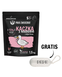 PAKA ZWIERZAKA Seventh Heaven Trockenfutter mit Ente und Lachs für Welpen 1,5 kg + Beutel GRATIS!