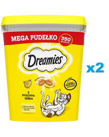 DREAMIES 2x350 g Katzensnacks mit Käse