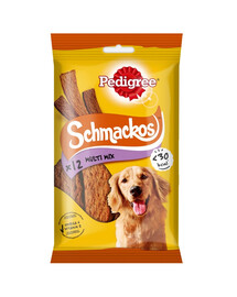 PEDIGREE Schmackos 12x 86g: Hundeleckerlis mit Rindfleisch