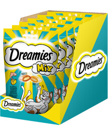 DREAMIES Mix 6x60 g mit Lachs Geschmack und Käse